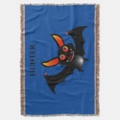 Jetez une couverture avec un nom personnalisé. (devant Vertical)