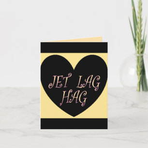 JETLAG HAG REISONTWERP NOTITIEKAARTJE