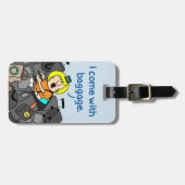 Jetlagged Comic | Ik kom met Bagagelabel voor baga (Voorkant horizontaal)