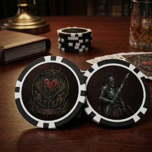 Jeton Dark Fantasy Chevalier & Sigil Gothique