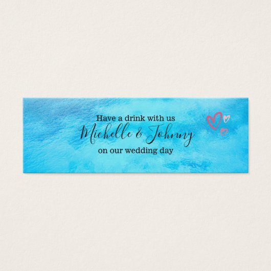 Jeton de boisson - mariages/anniversaires entièrem (Devant)