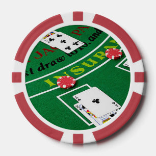 Jeton de Poker Black Jack