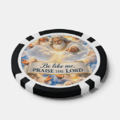 Jeton de poker chrétien céleste (Simple)