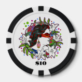 Jeton de poker de 10 $ portoricain (Recto)