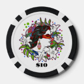 Jeton de poker de 10 $ portoricain (Verso)