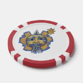 jeton de poker en or aztèque (Simple)