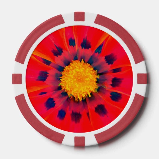 Jeton de poker FLORA ABSTRAITE (Recto)