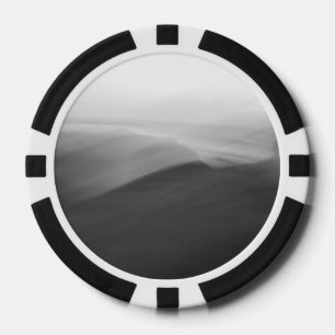 Jeton de poker photo abstraite noir et blanc