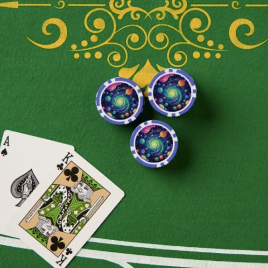Jeton de poker Planetary Spin