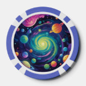 Jeton de poker Planetary Spin (Verso)