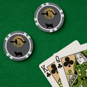 Jeton de poker pleine lune hantée