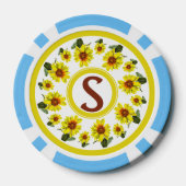 Jeton de poker Tournesol (Verso)