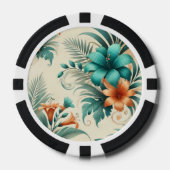 Jeton de poker Tropical Iridescence (Recto)