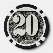 Jeton de poker ZH20 (Verso)