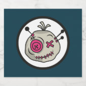 Jeton Voodoo Étincelant Étiquettes de bouteilles d (Étiquettes simples)