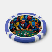 Jetons de Casino Nuit de Poker Pop Art (Simple)