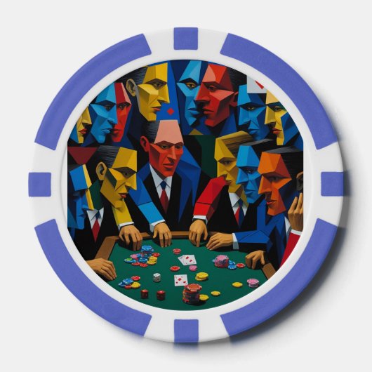 Jetons de Casino Nuit de Poker Pop Art (Recto)