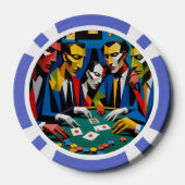 Jetons de Casino Nuit de Poker Pop Art (Verso)