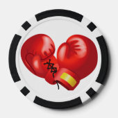 Jetons de poker à motif de boxe (Verso)
