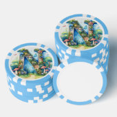 Jetons de poker aux initiales N (Empiler)