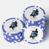 Jetons de Poker Bleus (Empiler)