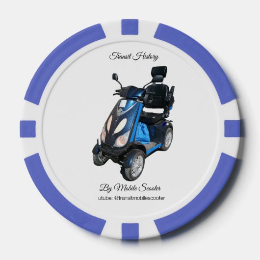 Jetons de Poker Bleus (Recto)