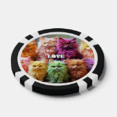 Jetons de Poker Chanceux pour les Amoureux de Chat (Simple)