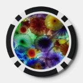 Jetons de poker conceptions de verre teinté Jeux d (Verso)