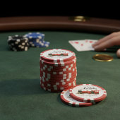 Jetons de poker d'anniversaire de train vintage es