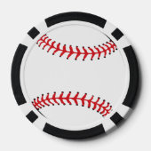 Jetons de poker design baseball (Verso)