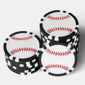 Jetons de poker design baseball (Empiler)