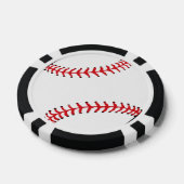 Jetons de poker design baseball (Simple)