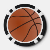 Jetons de poker design basket-ball (Verso)