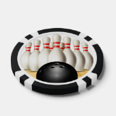 Jetons de Poker Design Bowling (Simple)