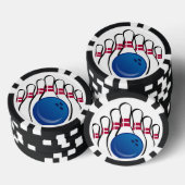 Jetons de poker design bowling (Empiler)