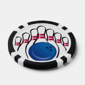 Jetons de poker design bowling (Simple)