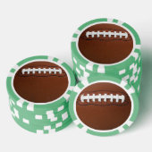 Jetons de poker design football (Empiler)