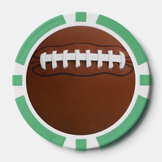 Jetons de poker design football (Recto)