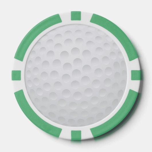 Jetons de poker design golf (Recto)