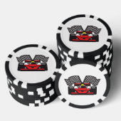 Jetons de poker Design Voiture de Course (Empiler)