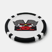 Jetons de poker Design Voiture de Course (Simple)