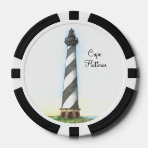 Jetons de poker du phare du cap Hatteras