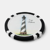 Jetons de poker du phare du cap Hatteras (Simple)