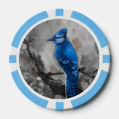 Jetons de poker Geai bleu (Recto)