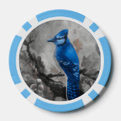 Jetons de poker Geai bleu (Verso)