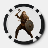 Jetons de poker Héros barbares vikings (Verso)
