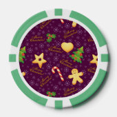 Jetons de poker Joyeux Noël (Recto)