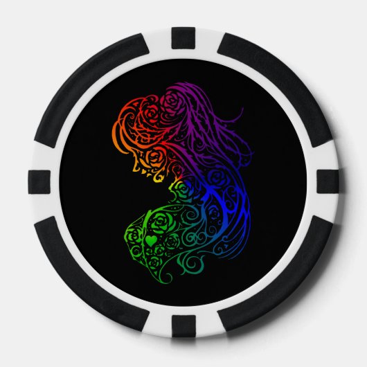 Jetons de poker Lady Rainbow (Recto)