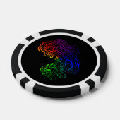 Jetons de poker Lady Rainbow (Simple)