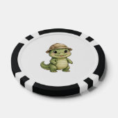 Jetons de poker Lil' Bayou Explorers Alligator (Simple)